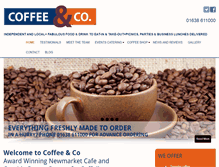 Tablet Screenshot of coffeeandco.info